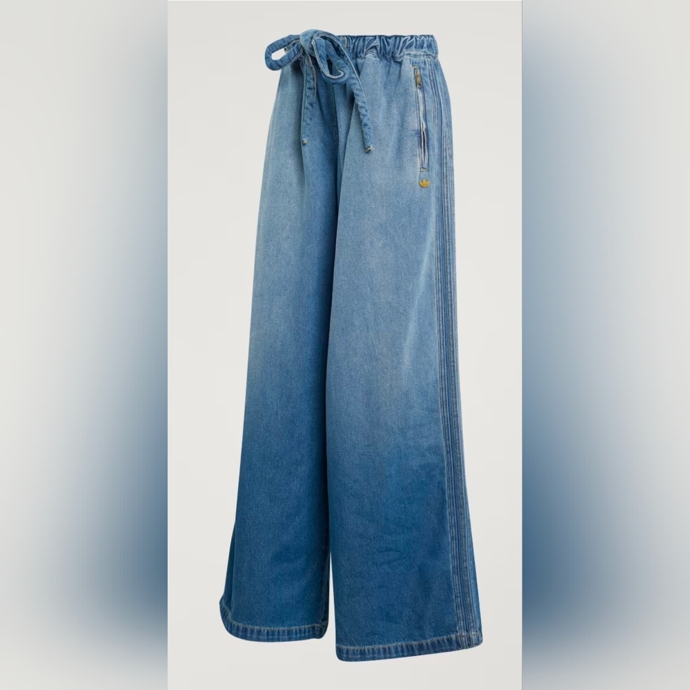 Adidas Originals KE1071 Women's Medium Vintage Denim Pants - Picture 6 of 15